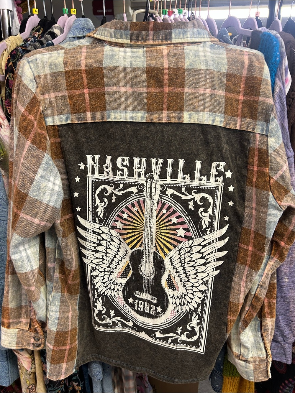 Altar'd State Nashville Plaid Flannel Shirt S